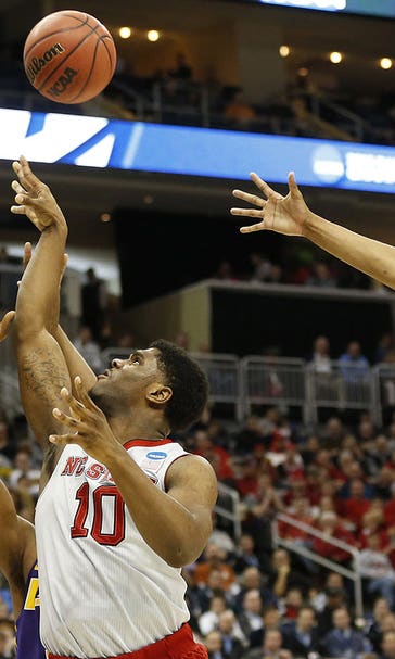 No. 8 NC State surges back, knocks out No. 9 LSU on last-second shot